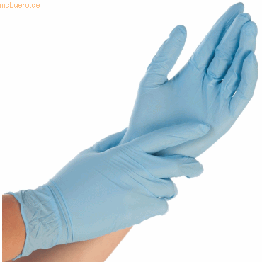 4015544261646 - Einmalhandschuhe Hygonorm Allfood Safe 26144 Lebenmittelecht blau Größe S 7 Nitril 4015544261646 26164 250 Stück