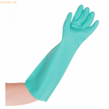 4015544266115 - 12 x Chemikalienschutz-Handschuh Nitril Professional lang L 4