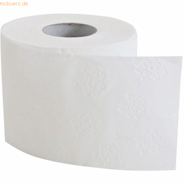 4015544304220 - Toilettenpapier Kleinrolle RC 2-lagig 115x96cm weiß VE=8 Ro