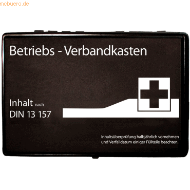 4015544500301 - Verbandskasten Regular 26x17x85cm schwarz