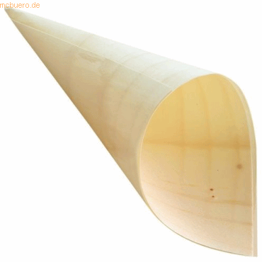 4015544711196 - 10 x Fingerfood-Spitztüten Bio DMxH 65x155mm Holz VE=50 Stü