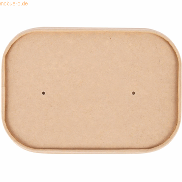 4015544723090 - 6 x Deckel Bio für Schalen Takeaway 172x120x17mm Kraftpapie