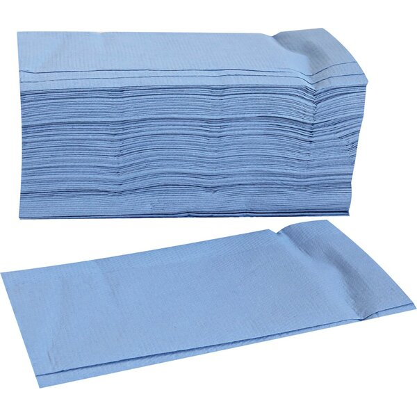 4015544900972 - Handtuchpapier 25 x 23 cm Falzung V-FalzZZ-Falz 2-lagig blau 15 Pack à 210 Blatt 4015544900972 15 Stück