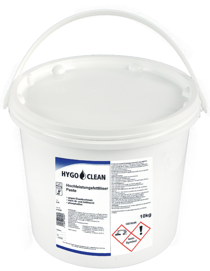 4015544908930 - HYGOCLEAN Hochleistungs-Fettlöserpaste 10 kg Eimer