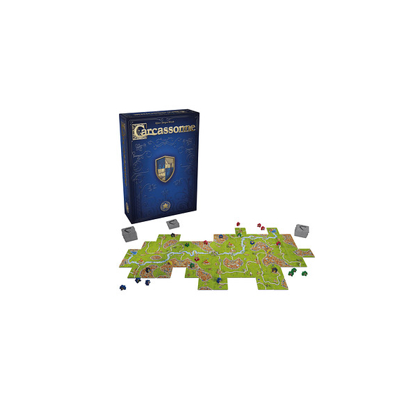 4015566018457 - Carcassonne - Jubiläumsausgabe Brettspiel Gesellschaftsspiel Spiel