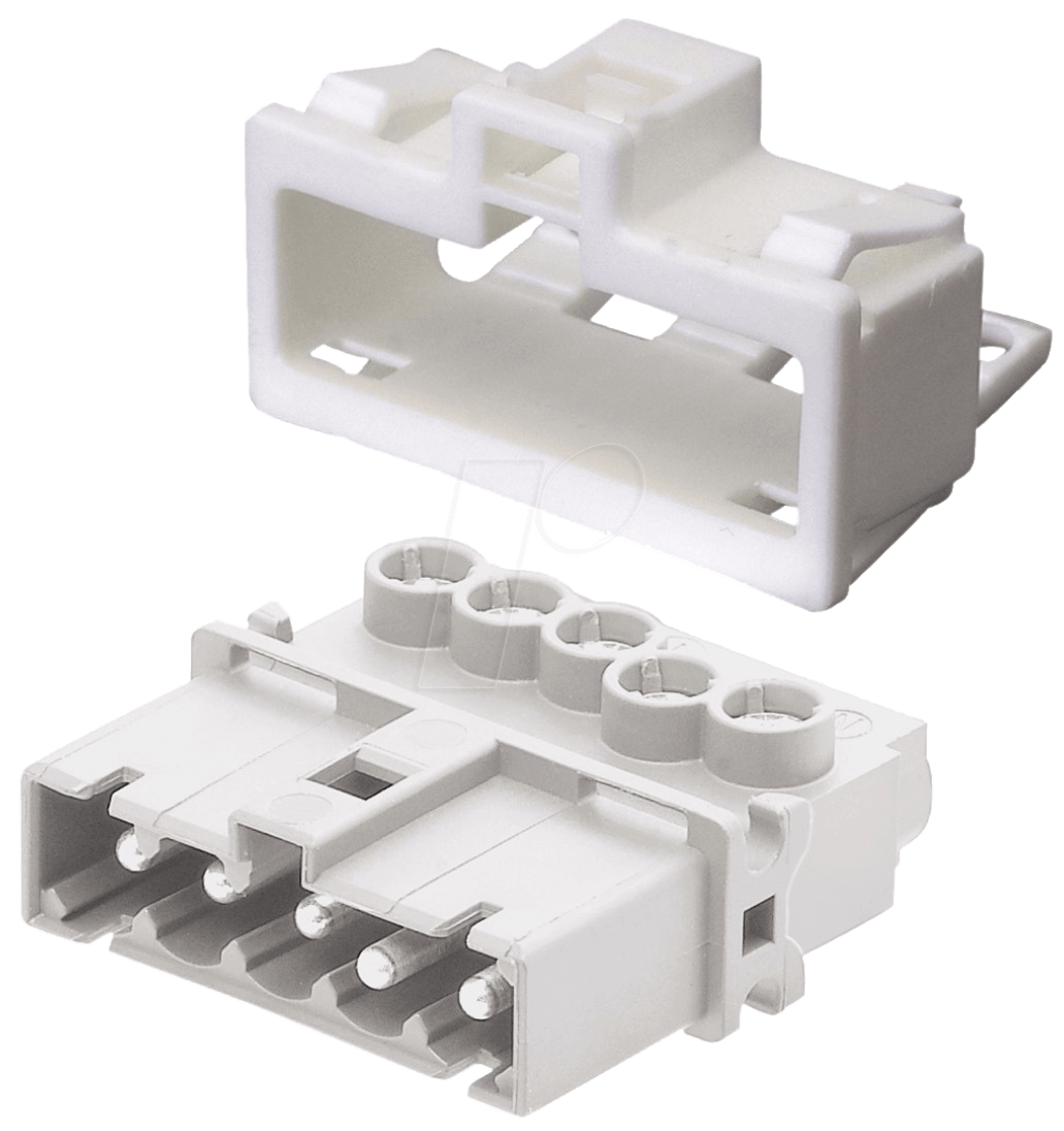 4015573918214 - GST 15I5 S RV W - Geräteanschluss (Snap-in) - Stecker weiß 5-pol