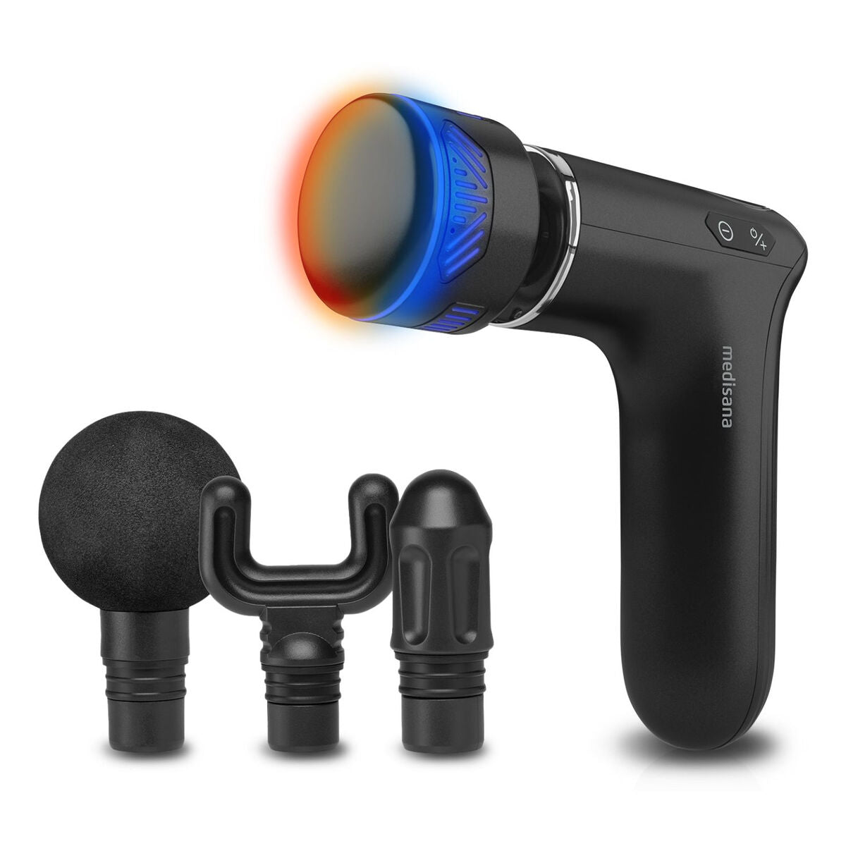 4015588889998 - Muskel-Massagepistole mit Wärme und Kälte 88999 Schwarz 20 W 2200 mAh