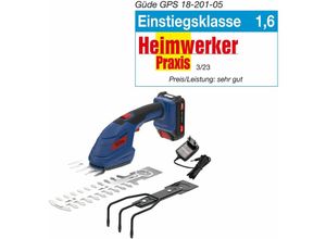 4015671404930 - Akku Gartenpflege-Set gps 18-201-05 Heckenschere Grasschere - Güde