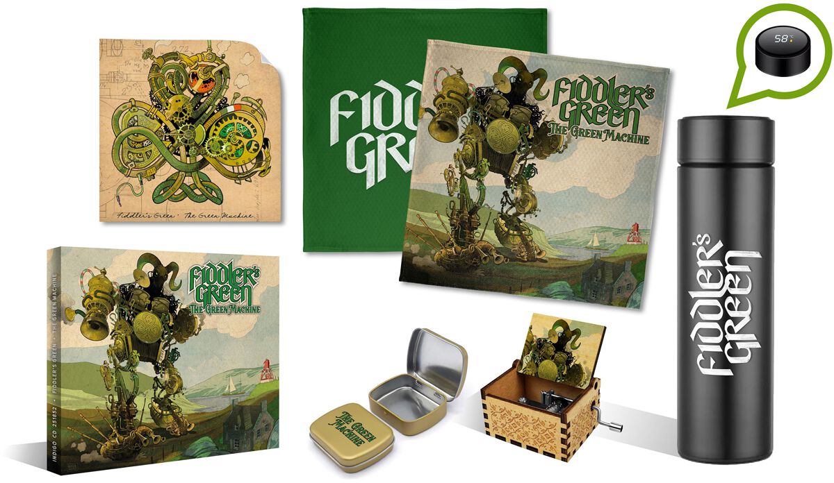 4015698239805 - Fiddlers Green The green machine CD multicolor