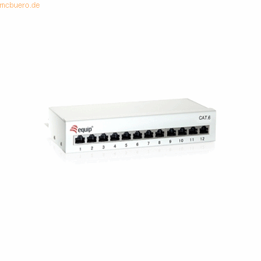 4015867170571 - DIGITAL DATA PatchPanel 12-Port Cat6 geschrimt (Tisch-  Wandger