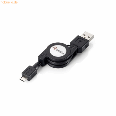 4015867173428 - 128595 Usb 20 Anschlusskabel A-stecker  Micro-b Aufrollbar 401