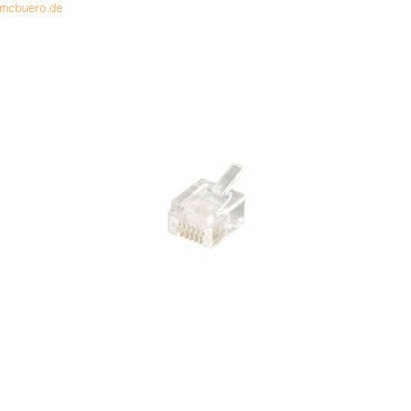 4015867178133 - Modularstecker Western 6P6C RJ12 100 Stück