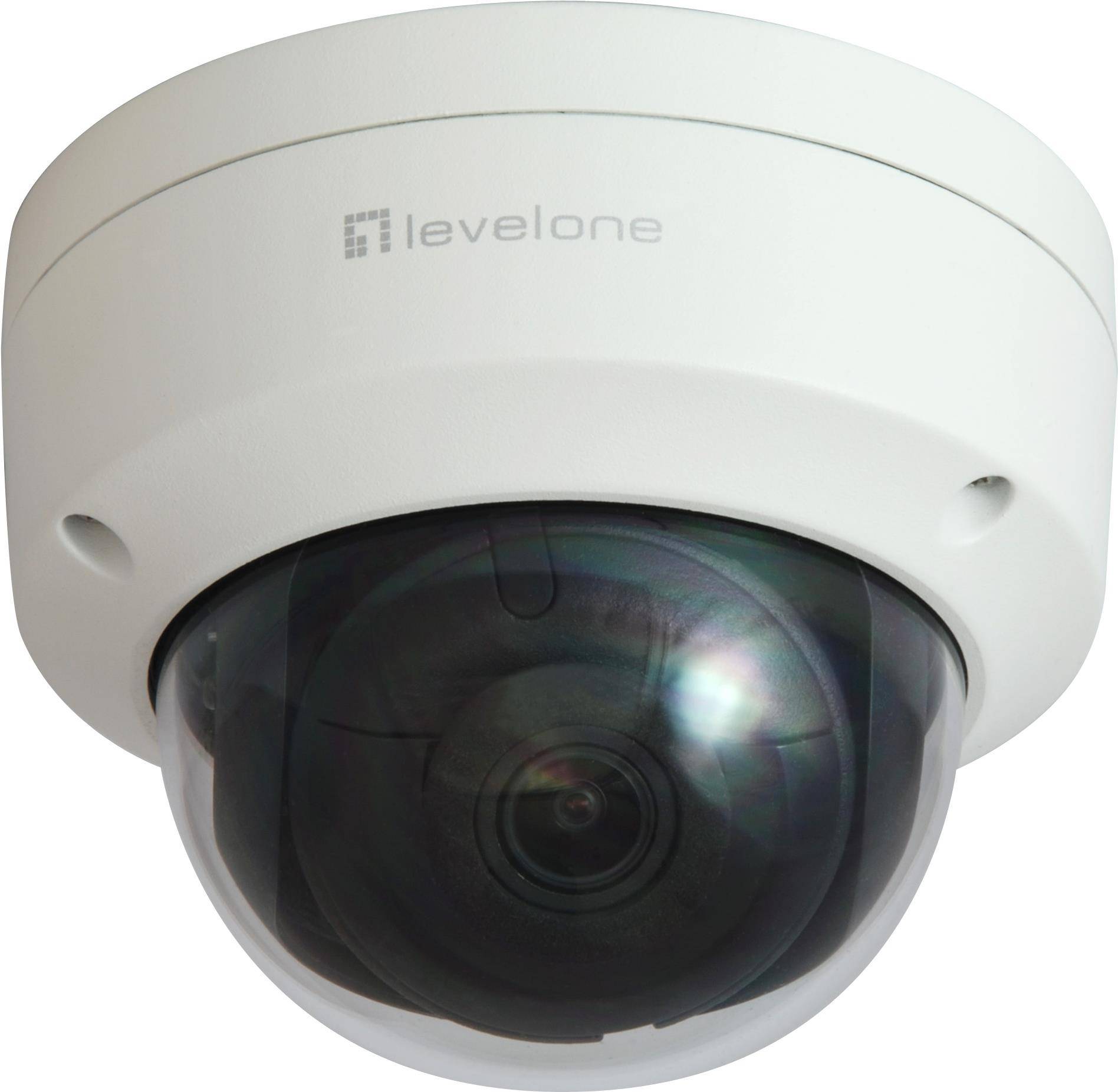 4015867207710 - LevelOne IPCam FCS-3404        Dome Out 6MP H265 IR  9W PoE