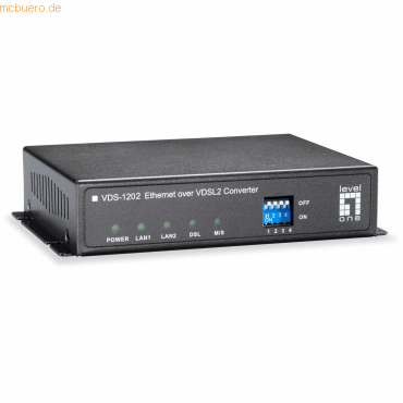 4015867209073 - VDS-1202 - Kurzstreckenmodem - 100Mb LAN Ethernet over VDSL - 10Base-T 100Base-TX - bis zu 2 km