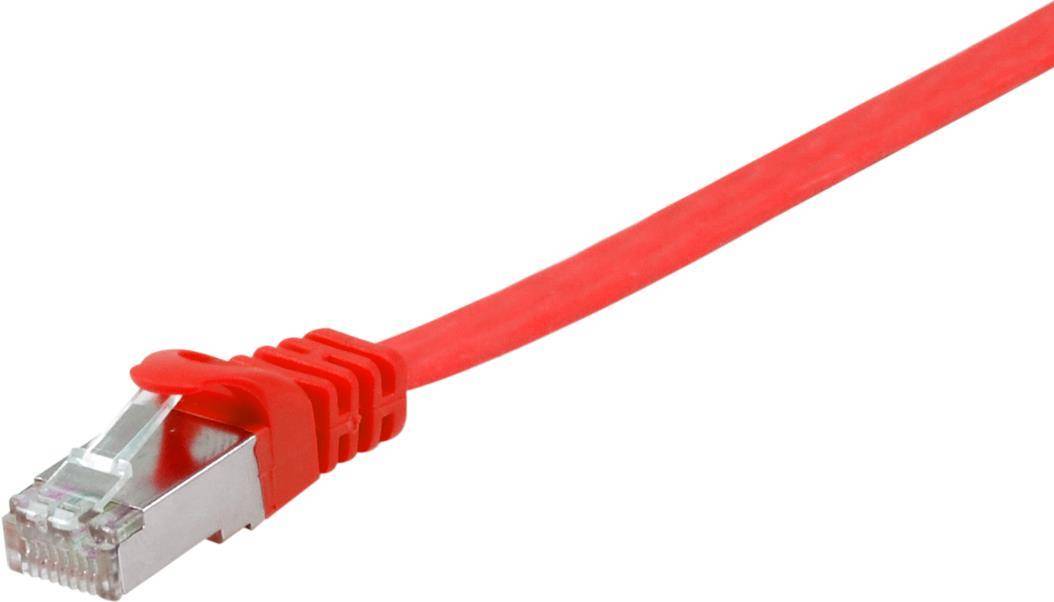 4015867224663 - Equip Patchkabel Cat6A  U FTP 2xRJ45  100m rot   Flach LSZH Polybeutel