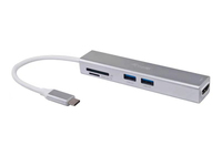 4015867225660 - Equip 133480 laptop-dockingstation & portreplikator USB 32 Gen 1 (31 Gen 1) Type-C Silber