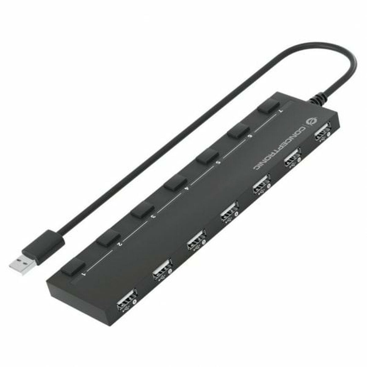 4015867226322 - CONCEPTRONIC USB-Hub 7-Port 20 - 7x20 extra mNetzteil 