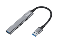 4015867227602 - Equip USB-Hub 4-Port 30  ->1x30 3x20  5Gbps oNetzteil gr