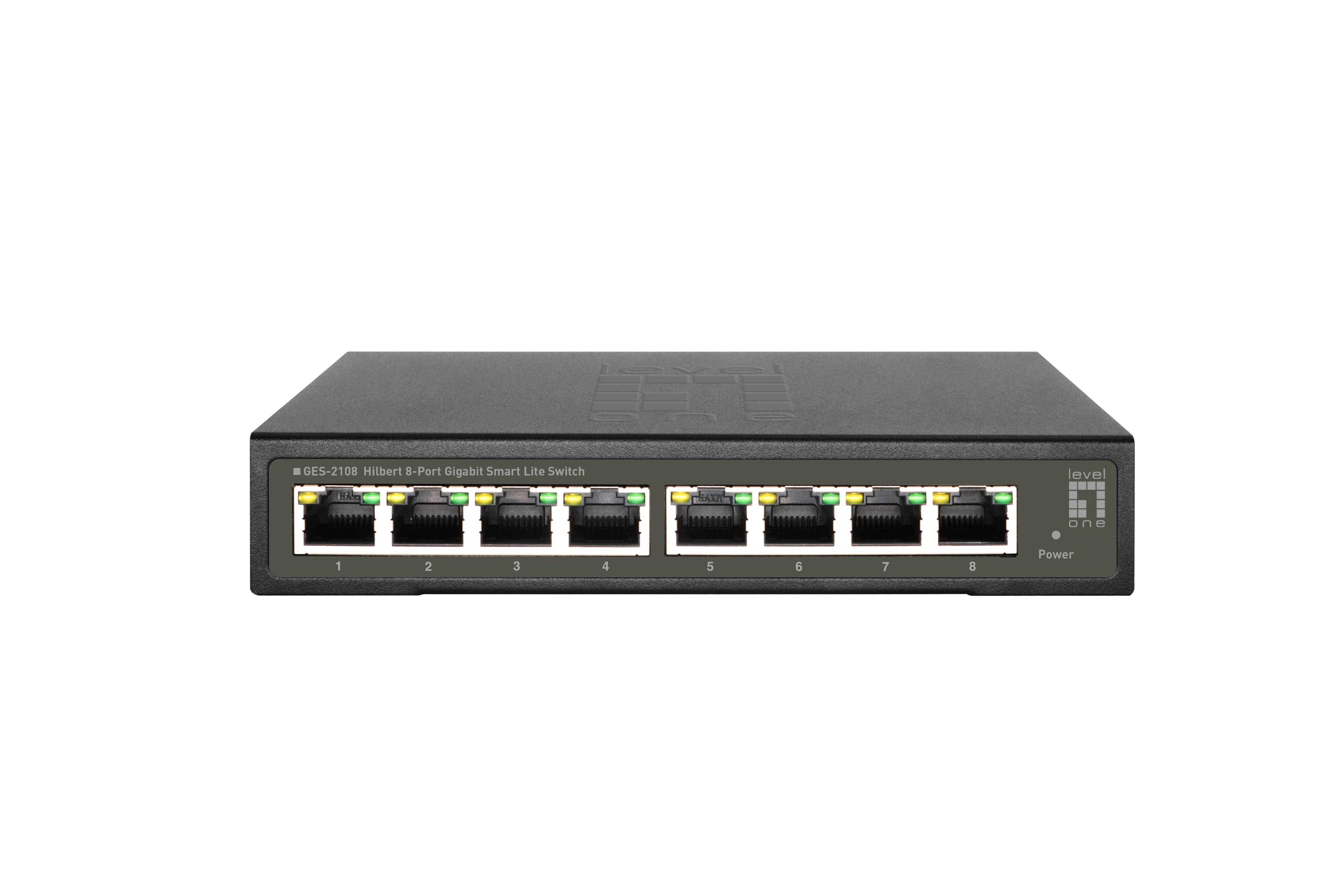 4015867229248 - 52091203101 Netzwerk -HUB Switch- GES-2108 8-Port Gigabit Smart Lite Switch 52091203101 4015867229248
