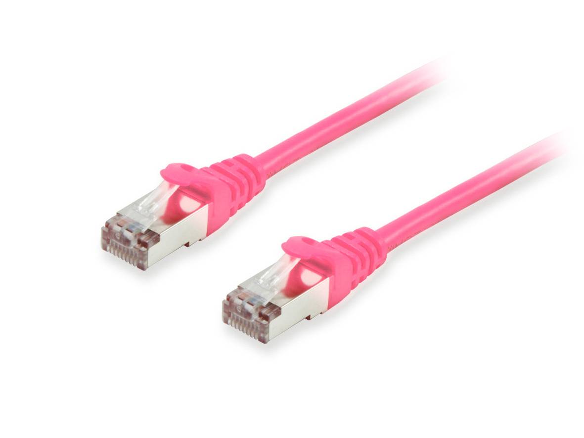 4015867229804 - Equip Patchkabel Cat6A  S FTP 2xRJ45  025m pink        LSZH Polybeutel