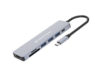 4015867230886 - DONN19G 7-in-1 USB 32 Gen 1 Dockingstation HDMI USB-A 30 x 3 SD TF MicroSD 100W USB PD