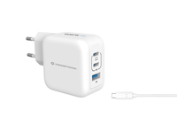 4015867236505 - 3-Port 67W GaN USB-PD-Ladegerät mit USB-C-Ladekabel USB-C x 2 USB-A x 1 QC 30 PPS