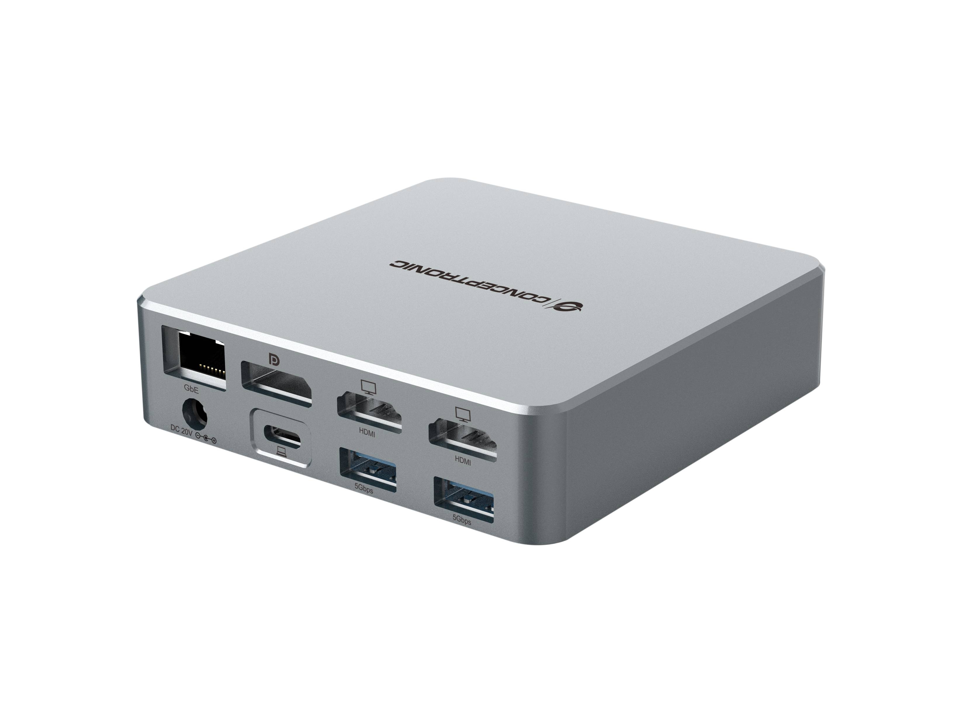 4015867236611 - CONCEPTRONIC Dock USB-C->2xHDMI2xUSB-C4xUSB-A100WPD+  si