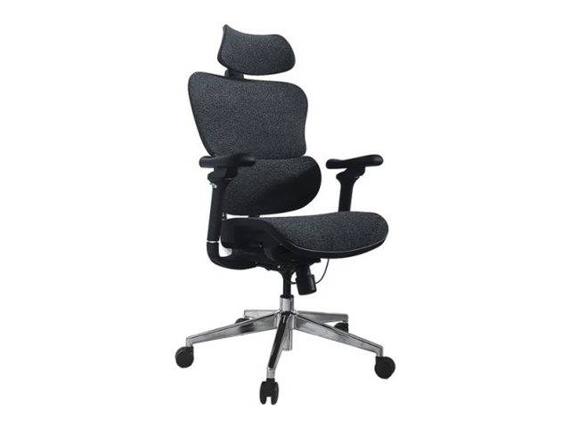 4015867238639 - Equip Ergonomischer Bürostuhl mit Kopf und Armstützen  bl-sw lite Retail