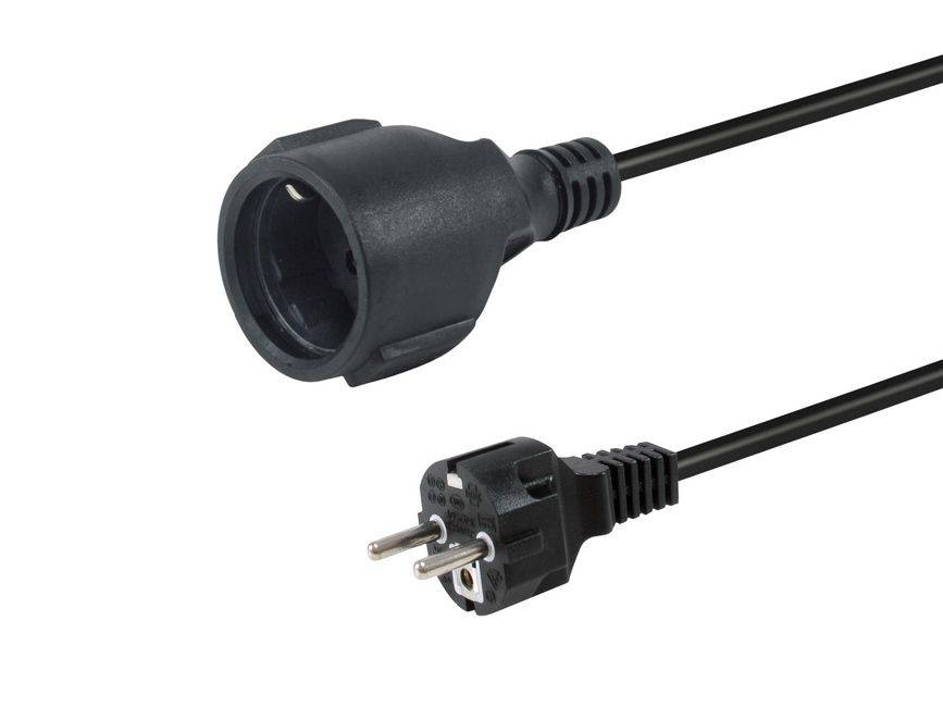 4015867240854 - Equip Netzkabel Anschl Schuko -> CEE7 3   300m     schwarz