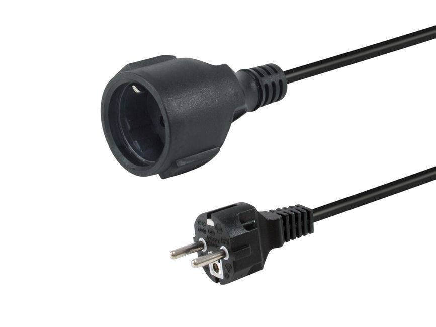 4015867240878 - Equip Netzkabel Anschl Schuko -> CEE7 3  1000m     schwarz