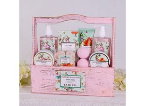 4015953666629 - Geschenkset VINTAGE FLORALS in Holzbox mit Tragegriff