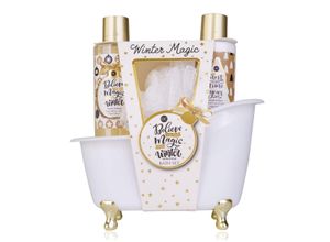 4015953680175 - Badeset WINTER MAGIC in Plastikbadewanne