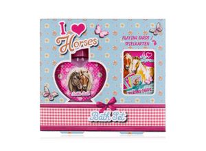 4015953711732 - Badeset I LOVE HORSES in Geschenkbox