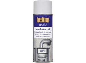 4015962833036 - Special Lackspray Hitzefest bis 650°C 400 ml weiß Speziallack Thermo - Belton