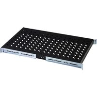 4016032180401 - DN-19 TRAY-2-1000SW 19 Zoll Netzwerkschrank-Geräteboden 1 HE Ausziehbar Geeignet für Schranktiefe 1000 mm Schwarz