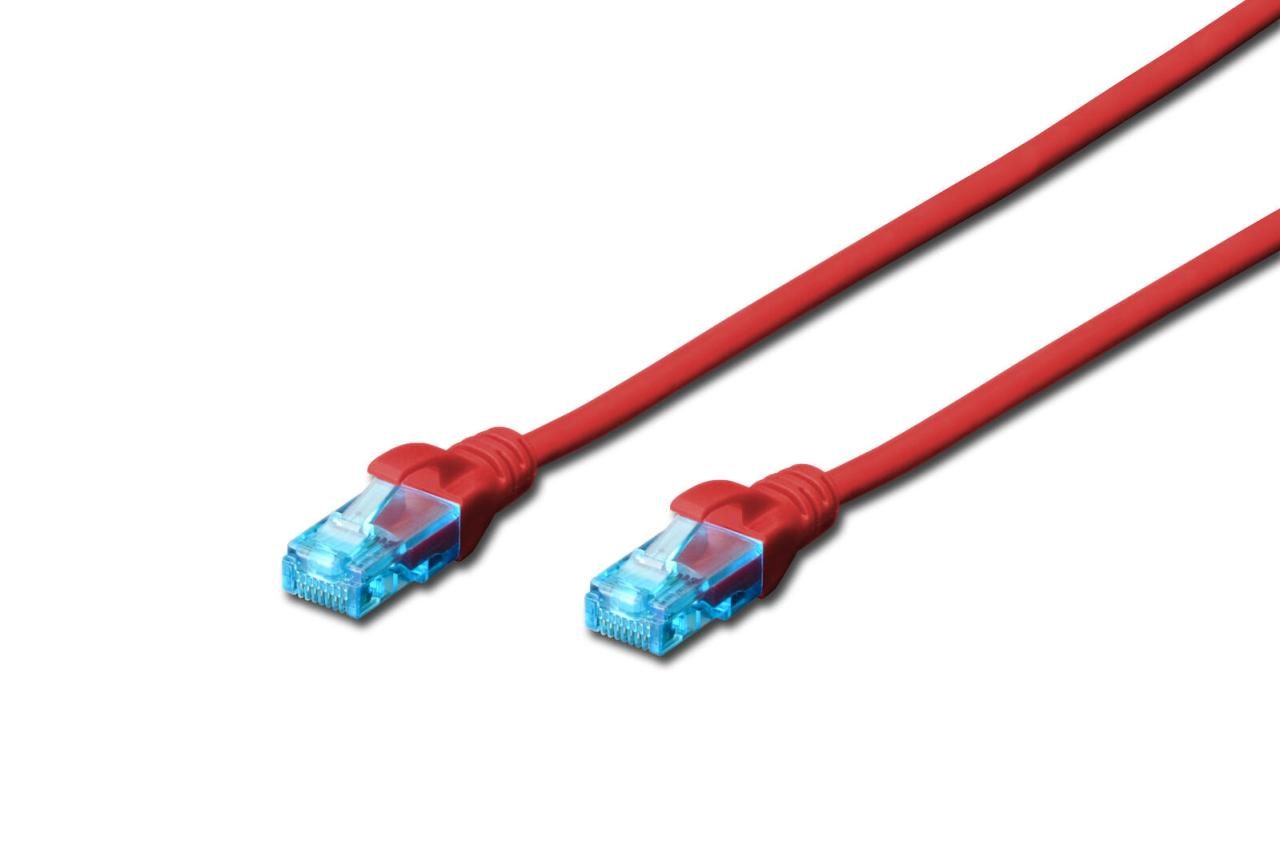 4016032198949 - ROT - Digitus DK-1512-020 R RJ45 Netzwerkkabel Patchkabel cat 5e u utp 200 m verdrillte Paare 1 St