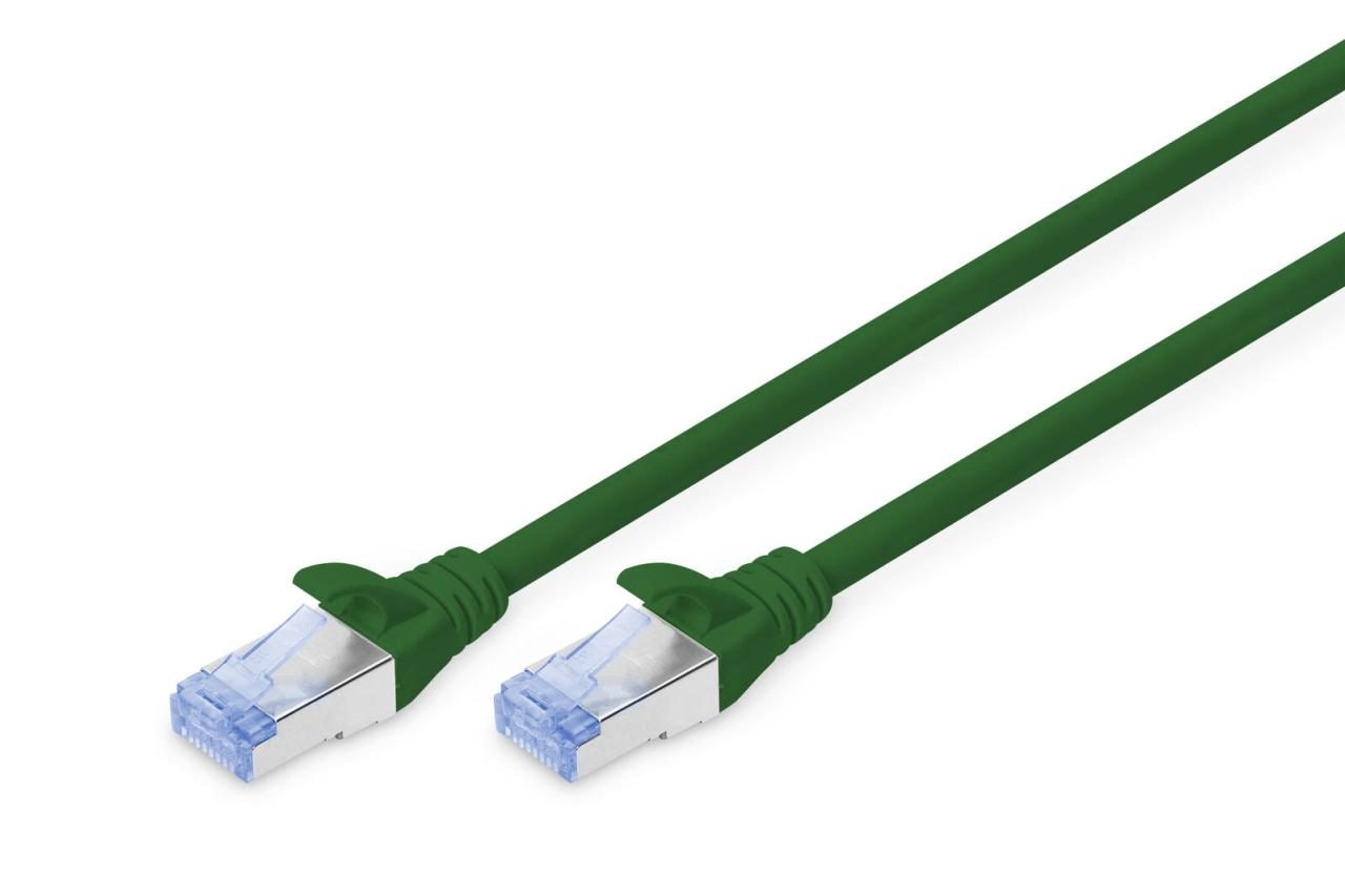 4016032199649 - DK-1532-005 G RJ45 Netzwerkkabel Patchkabel cat 5e sf utp 050 m Grün verdrillte Paare 1 St - Digitus