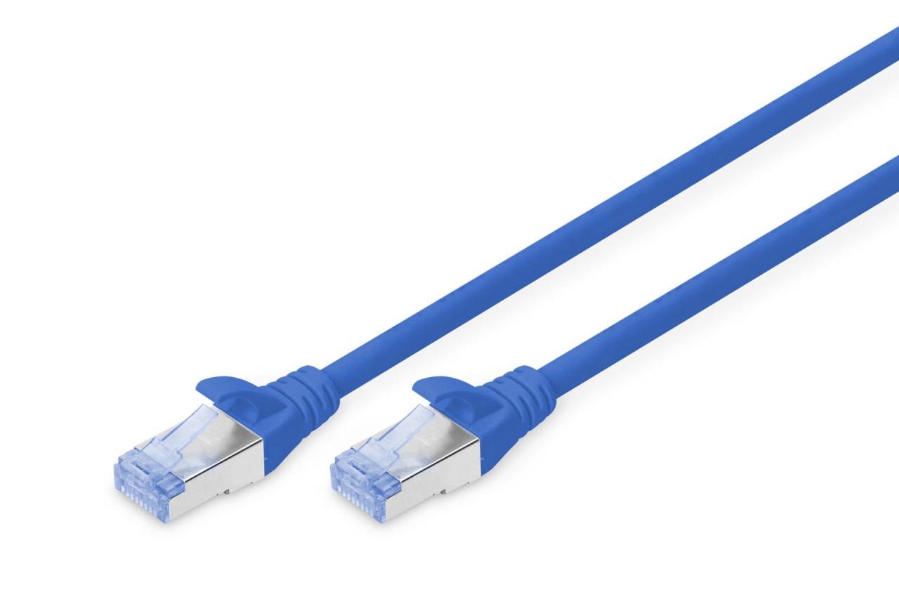 4016032199731 - DIGITUS Patch-Kabel RJ-45 (M) zu RJ-45 (M) 1m CCA SF UTP Cat 5e blau (DK-1532-010 B)