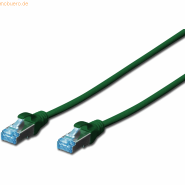 4016032213864 - DIGITUS Patch-Kabel RJ-45 (M) zu RJ-45 (M) 3m Kupfer SF UTP Cat 5e grün (DK-1531-030 G)