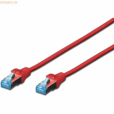 4016032214038 - DIGITUS Patch-Kabel RJ-45 (M) zu RJ-45 (M) 10m Kupfer SF UTP Cat 5e rot (DK-1531-100 R) 4016032214038 - DIGITUS Patch-Kabel RJ-45 (M) zu RJ-45 (M) 10m Kupfer SF UTP Cat 5e rot (DK-1531-100 R)