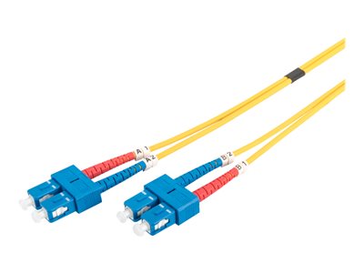 4016032248736 - Lwl Patch-Kabel OS2 - 1 m sc auf sc Glasfaser-Kabel - lszh - Duplex Singlemode 09 125µ - 10 GBit s - Gelb - Digitus 4016032248736 - Lwl Patch-Kabel OS2 - 1 m sc auf sc Glasfaser-Kabel - lszh - Duplex Singlemode 09 125µ - 10 GBit s - Gelb - Digitus