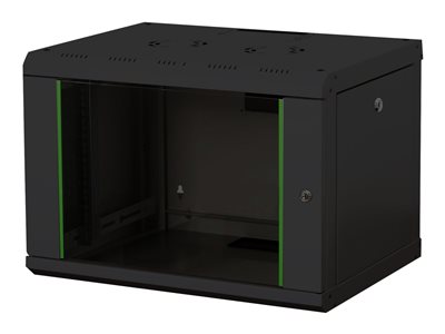 4016032257639 - DN-19 07-U-SW 19 Zoll Wandgehäuse (B x H x T) 600 x 420 x 450 mm 7 HE Schwarz (RAL 9005)