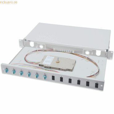 4016032278412 - DIGITUS Professional fibre-optic splice box - 1U - 19