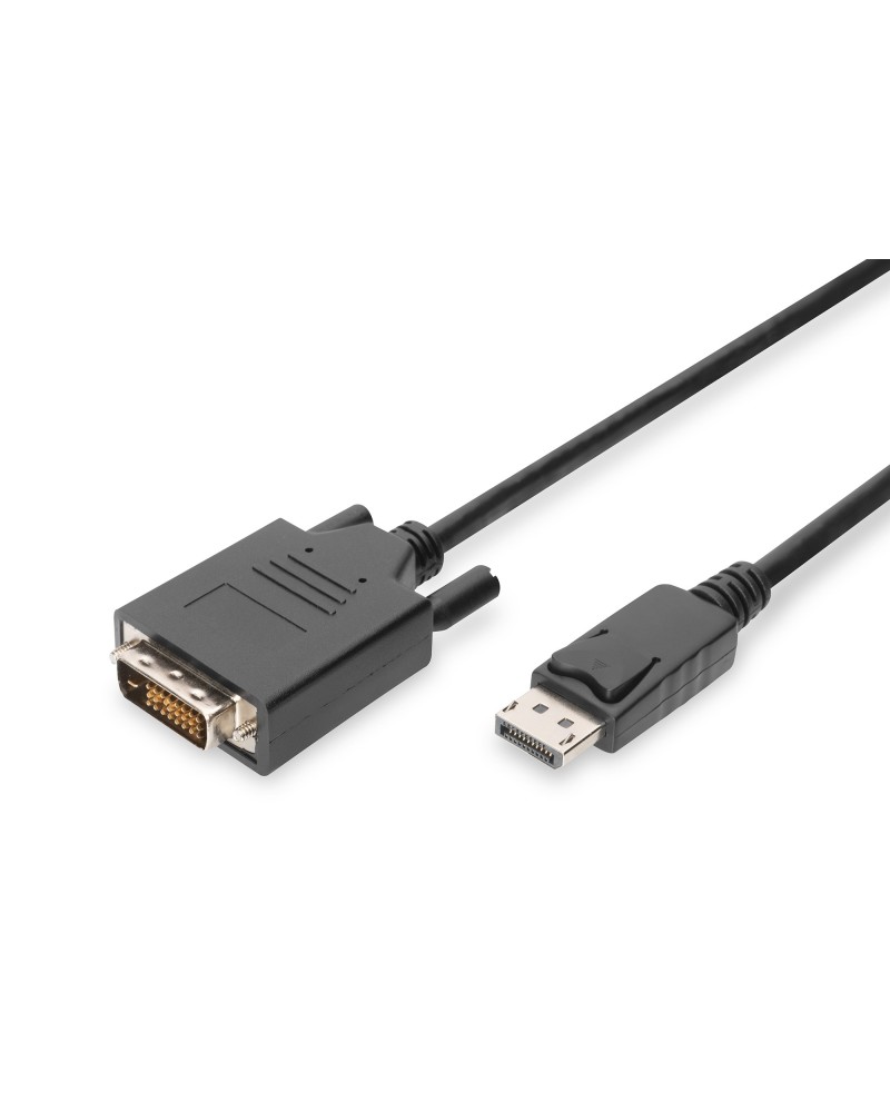 4016032289067 - AK-340301-010-S DisplayPort Adapterkabel DP - DVI (24+1) St St 1m schwarz AK-340301-010-S 4016032289067