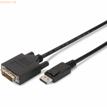 4016032289135 - ASSMANN DisplayPort Adapterkabel DP - DVI 50m DP 11a sw