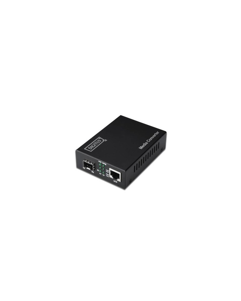 4016032293163 - Digitus Professional Medienkonverter Gigabit RJ45 (10 100 1000Base-T) zu sfp ohne sfp Modul