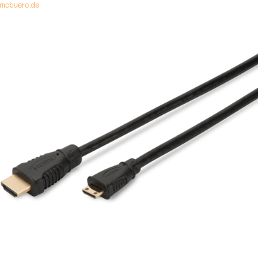 4016032295860 - DIGITUS HDMI Anschlusskabel Typ C-A St St 30m UltraHD schwarz