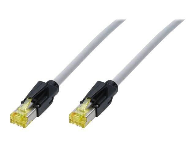 4016032296294 - DIGITUS Professional - Patch-Kabel - RJ-45 (M) bis RJ-45 (M) 1 m - SFTP PiMF - CAT 6a - geschirmt halogenfrei - Grau