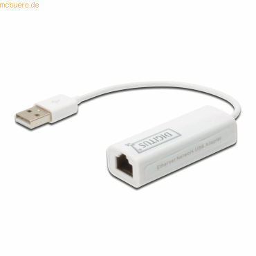 4016032315285 - DIGITUS DN100501 - Netzwerkkarte USB 20 Fast Ethernet 1x RJ45