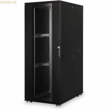 4016032320593 - DIGITUS Serverschrank 19-  42HE  Schw  perf Tür 1970x800x1200